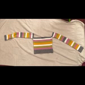 Off the shoulder crop top